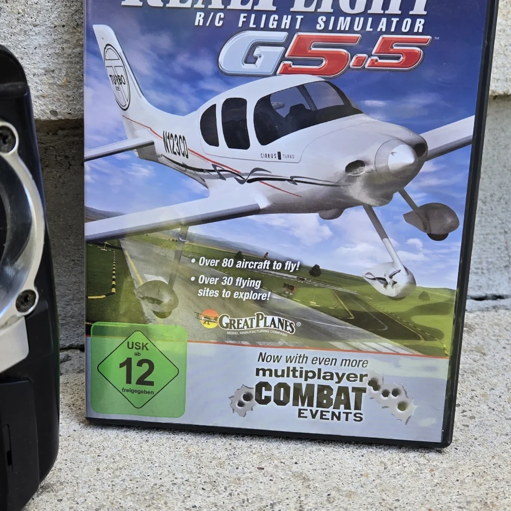 Futaba RealFlight R/C Flight Simulator Interlink Elite USB Controller + F5.5GAME